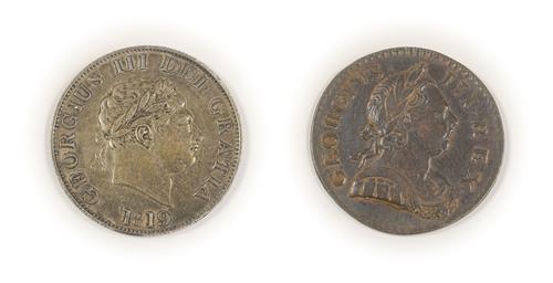 Lot 2027 - George III Halfcrown 1819, minor contact marks on bust & minor rev. rim imperfections at 7 & 8...