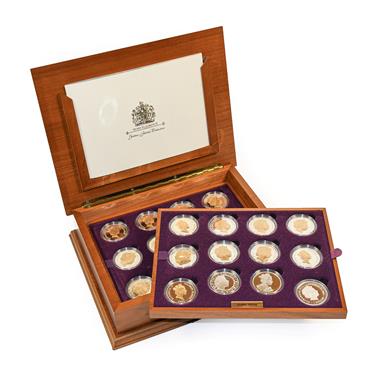 Lot 2030 - Queen Elizabeth II 'Golden Jubilee Collection'  the complete collection of 24 x crown-size...