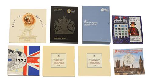 Lot 2063 - Elizabeth II, A Collection of Brilliant Uncirculated Sets consisting of: 1967 ''Libra - Solidus...