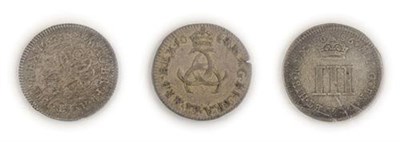 Lot 2068 - 3 x Early Maundy Coins comprising: Charles II fourpence 1672, toned with underlying blue/gold...