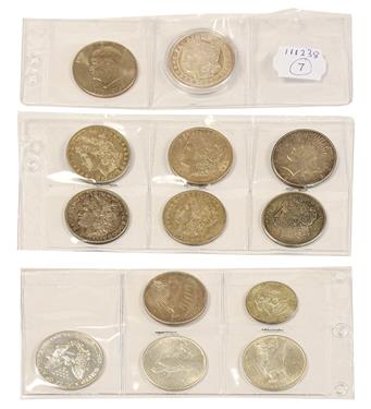 Lot 2102 - USA, 5 x 'Morgan' Silver Dollars: 1900, 1901, 1902, 1921 & 1921s (San Francisco Mint), good...