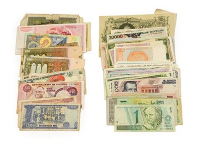 Lot 2129 - A Miscellany of Approximately 300 x World Banknotes. This group is comprised of multiple...