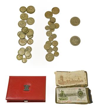 Lot 2134 - Miscellaneous Lot  comprising: UK proof set 1990, 8 coins 1p to £1, no certificate, in Royal...