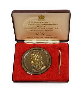 Lot 2171 - 'The Duke of Wellington Picture Medal'  a re-creation of the original Wellington picture medal...