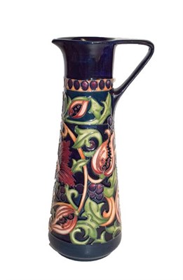 Lot 181 - A modern Moorcroft trial Earthly Paradise jug by Rachel Bishop, impressed and painted factory...