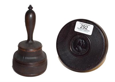 Lot 292 - ~HRH the Prince of Wales and HRH Princess Alexandra lignum vitae commemorative Masons mallet