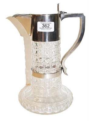 Lot 362 - ~A silver mounted claret jug by Charles Boyton III, London 1903