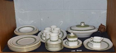 Lot 391 - A Royal Doulton Rondelay part dinner and coffee service (one shelf)