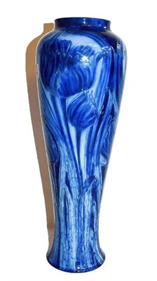 Lot 434 - ~A Moorcroft pottery Florian ware vase, for James Macintyre & Co., 41cm