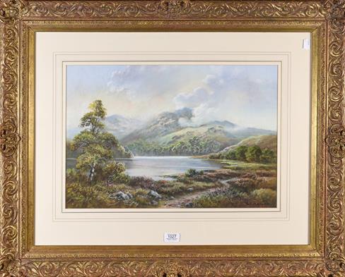Lot 1027 - Wendy Reeves (b.1944) Lakeland landscape, signed pastel, 36cm by 53cm  Artist's Resale Rights/Droit