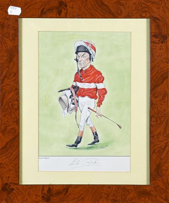 Lot 1041 - A group of sporting memorabilia including autographed examples including a signed photograph of the