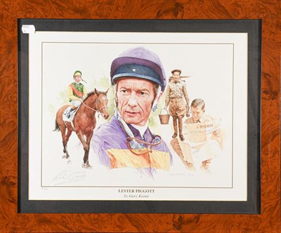 Lot 1041 - A group of sporting memorabilia including autographed examples including a signed photograph of the