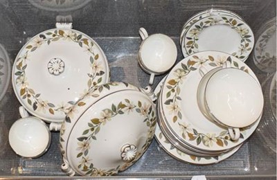 Lot 1214 - A Wedgewood beaconsfield part dinner service including a pair of tureens