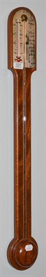 Lot 1271 - A reproduction stick barometer, Comitti London, 20th century