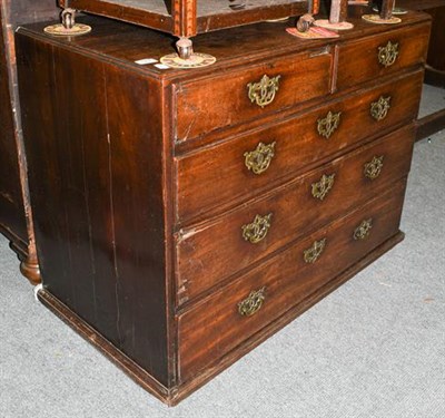 Lot 1352 - A George III mahogany upper section of a chest on chest, 96cm by 50cm by 71cm