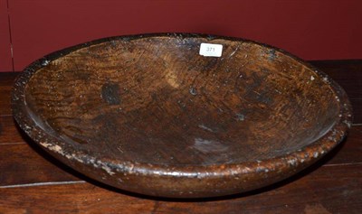 Lot 371 - A Sycamore Bowl, 18th/19th century, of circular form, 46cm diameter