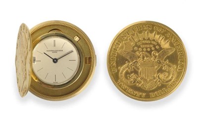 Lot 432 - A Twenty Dollar Coin Watch, signed Vacheron & Constantin, Geneve, circa 1980, (calibre 1003)...