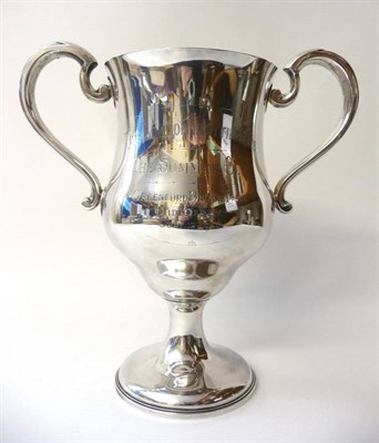 Lot 680 - A George V Silver Cup, Charles Stuart Harris, London 1910, the pedestal foot rising to a...