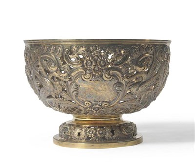 Lot 684 - A Victorian Silver Gilt Bowl, Charles Stuart Harris, London 1899, the spreading foot rising to...