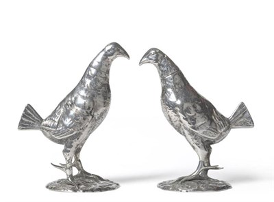 Lot 690 - A Pair of Victorian Silver Novelty Pepperettes, James Barclay Hennell for Robert Hennell &...