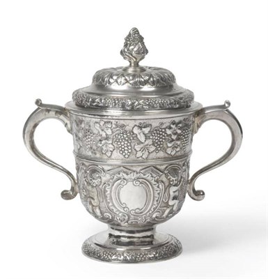 Lot 716 - A George II Silver Cup and Cover, Richard Gurney & Thomas Cooke, London 1731, the spreading...