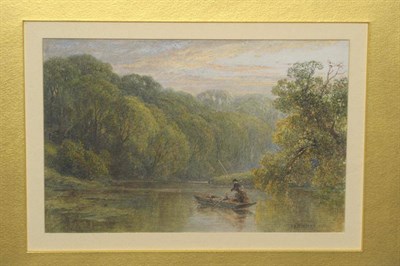 Lot 742 - Edmund Morison Wimperis RI (1835-1900)  "A Quiet Evening " Signed and indistinctly dated,...