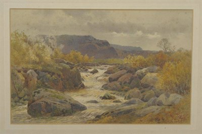 Lot 751 - Arthur Tucker RBA (1864-1929) Lakeland stream Signed, pencil and watercolour, 20cm by 31cm