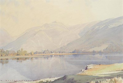 Lot 755 - William Heaton Cooper RI (1903-1995)  "Morning over Grasmere " Signed, inscribed verso and...