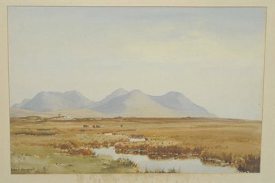 Lot 761 - Frank J. Egginton RCamA (1908-1990)  "The Twelve Pins from Near Clifden, Connemara " Signed, pencil