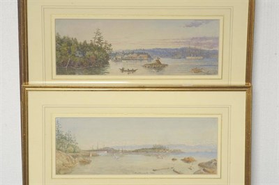 Lot 767 - H...J...R... (19th century)  "Esquimalt Harbour from Naval Club, Vancouver  "HMS Triumph " in...