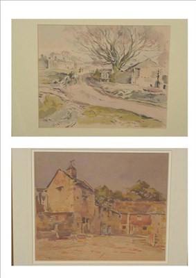 Lot 811 - Frederick (Fred) Lawson (1888-1968)  "Entering Castle Bolton from the Carperby, Redmire Road ";...