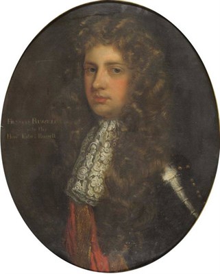 Lot 879 - Circle of John Riley (1646-1691) Portrait of  "Francis Russell, Son of the Hon. Edwd Russell ",...