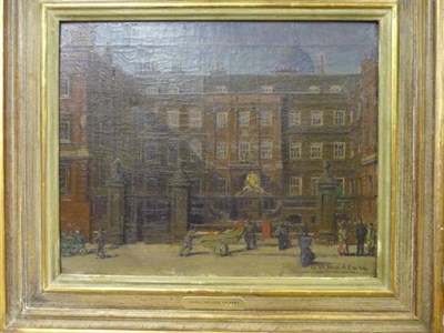 Lot 934 - Nan Hudson (1889-1957)  "The College of Arms, Queen Victoria Street, City of London " Signed,...