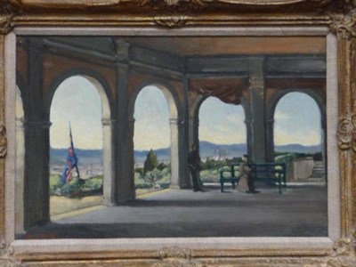 Lot 937 - Sir Gerald Hugh Tyrwhitt-Wilson (Lord Berners) (1883-1950)   "Florentine Loggia " Signed...