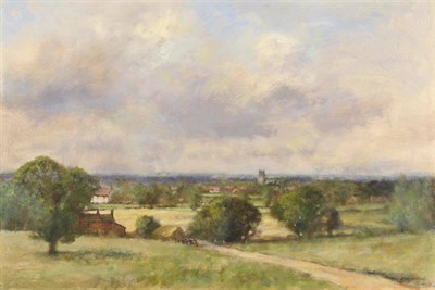 Lot 977 - Owen Waters (1916-2004)   "The Bure Valley at Saxthorpe " Signed, inscribed verso, oil on...