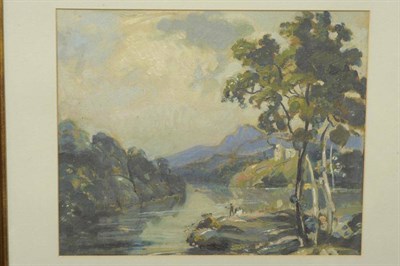 Lot 1005 - Joseph Alfred Terry RBA (1872-1939)  "The Old School " Signed and inscribed verso, oil on...