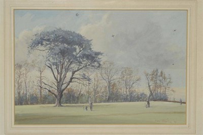 Lot 1029 - Robin Furness (b.1933)   "Pines Shoot " Signed and dated (19)86, inscribed verso, watercolour...