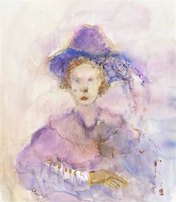 Lot 1032 - Michael Gibbison (b.1937)  "Vivienne Westwood " Signed, inscribed and dated 1989 verso,...