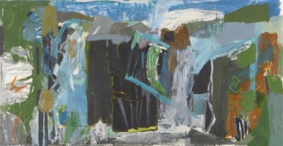 Lot 1075 - Patrick Oliver (1933-2009)   "High Force " Signed, inscribed and dated 1990 verso, oil on...