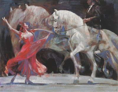 Lot 1091 - Fletcher Sibthorp (b.1967) Bailadora y Caballo (Dancer and Stallion) Signed and numbered...