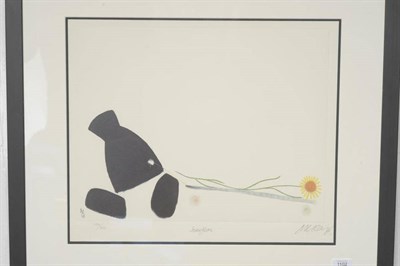 Lot 1102 - After MacKenzie Thorpe (b.1956)   "Interflora " Colour print, signed in pencil, titled and numbered