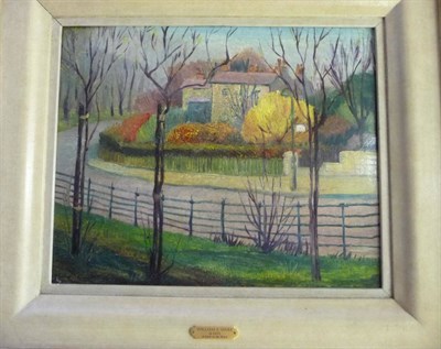 Lot 1116 - William Edward Ware (1915-1997)  "A Bend in the Road " Inscribed and titled on a plaque, oil on...