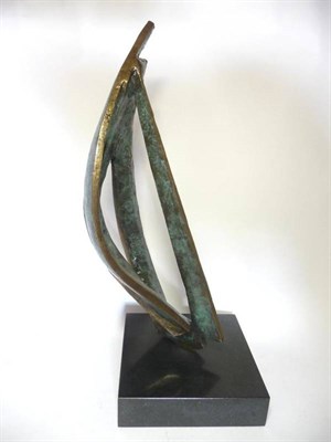 Lot 1197 - Duncan MacGregor (b.1961): ,  "Dancing Sails ", A Bronze Sculpture, signed in cast DMAC and...