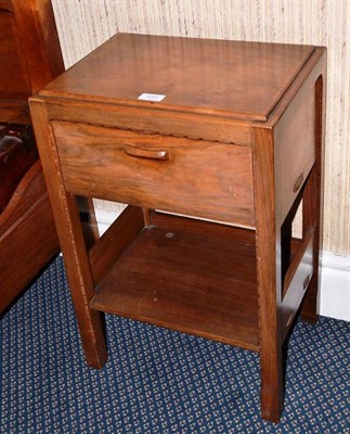 Lot 1287 - A Stanley Webb Davies Walnut Work Cabinet, chip decoration, with fall front cupboard above an...