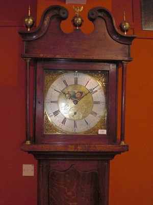 Lot 1361 - An Oak Thirty Hour Longcase Clock, signed Sagar, Skipton, circa 1780, swan neck pediment,...