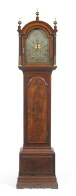 Lot 1365 - A Mahogany Eight Day Longcase Clock, signed Jno Leplastrier, Shadwell, circa 1790, arched...