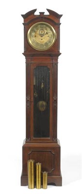 Lot 1367 - A Mahogany Chiming Longcase Clock, retailed by Maple & Co Ltd, London, circa 1890, case with broken