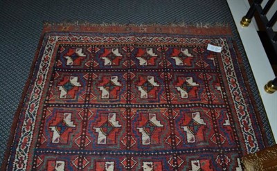 Lot 1378 - Kouchan Kordi Rug  Khorasan, North East Persia The compartmentalised field containing quartered...