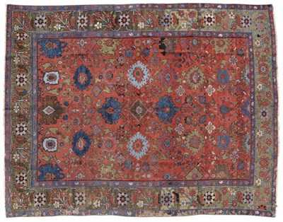 Lot 1415 - North West Persian Carpet Persian Azerbaijan The field with an allover design of large stylised...