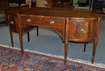 Lot 1458 - A George IV Mahogany Breakfront Sideboard, in the manner of Gillows, 2nd quarter 19th century, with